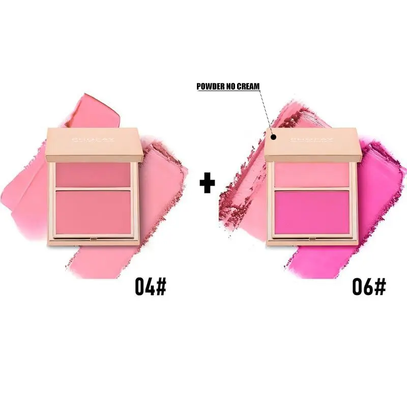 Cream & Powder Matte Blush Duo, Long - Lasting & Buildable Powder Blush, Delivers A Matte Finish, Always Vibrant Makeup & Cosmetic