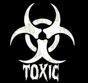 biohazard toxic car auto truck vinyl decal sticker home wall decor 5"