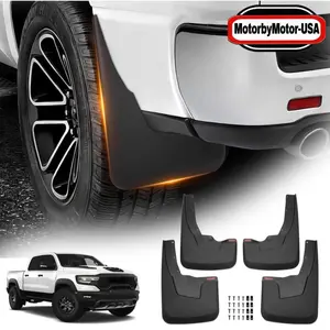 Mud Flaps for 2019 2020 2021 2022 2023 2024 Dodge Ram 1500 w/ OEM Fender Flares