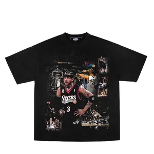 Allen Iverson Tee Graphic Print Short Sleeve T-Shirt
