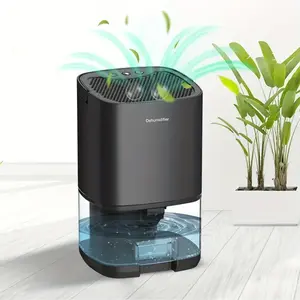 Portable Household Dehumidifier, Dehumidifiers for Home, Plug and Play Household Dehumidification, Small Desktop Air Dryer with 1000ML Water Tank for Home, Bathroom, Closet