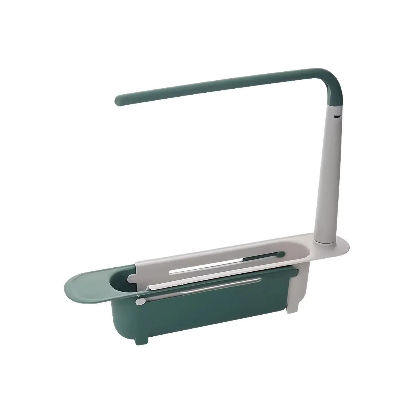 Space-Saving Kitchen Sink Drain Rack – Adjustable Telescoping Over-Sink Organizer, Multi-Use for Dish Drying, Utensil Storage & Vegetable Drainage, Compact Non-Slip Design | Ideal for Small Kitchen Owners & Apartment Cooks