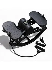 Portable Mini Stair Stepper for Home Use, Low-Impact Step Machine, Quiet Hydraulic System, Non-Slip Pedals, Digital Monitor, Compact Structure