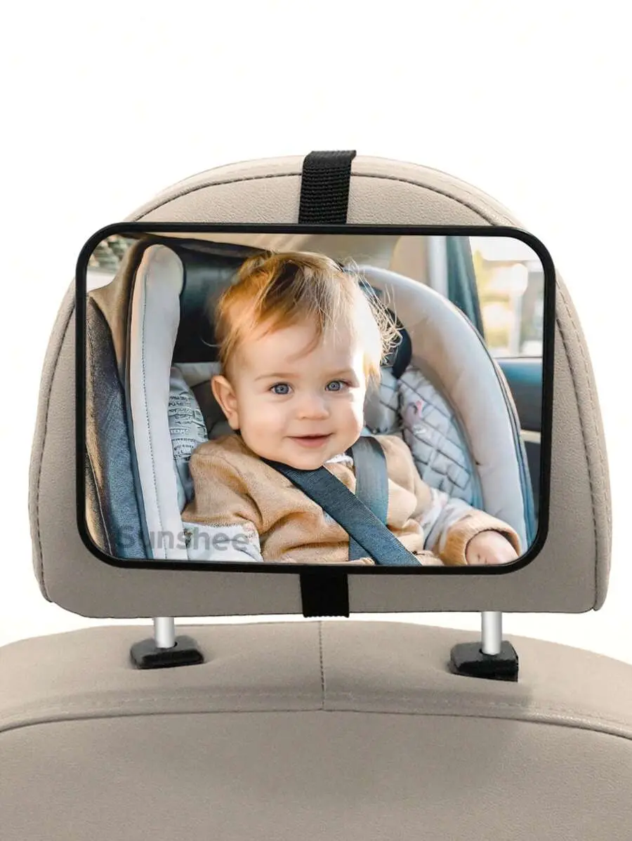 Rearviewmirror for Rear-Facing Infants, Crash-Tested Shatterproof Wide-Vision Auto Body & Frame Replacement Part, Essential Car Accessory