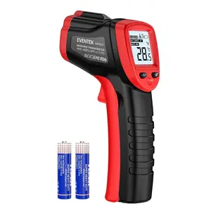 Non-Contact Infrared Laser Thermometer Gun, -58°F~1112°F Digital Temperature Gun with Adjustable Emissivity MAX MIN Record, for Cooking Pizza Oven Griddle Candy Car Engine HVAC