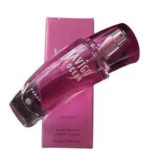Jafra Navigo Ocean Femme 1.7 fl oz for women glass bottle and box