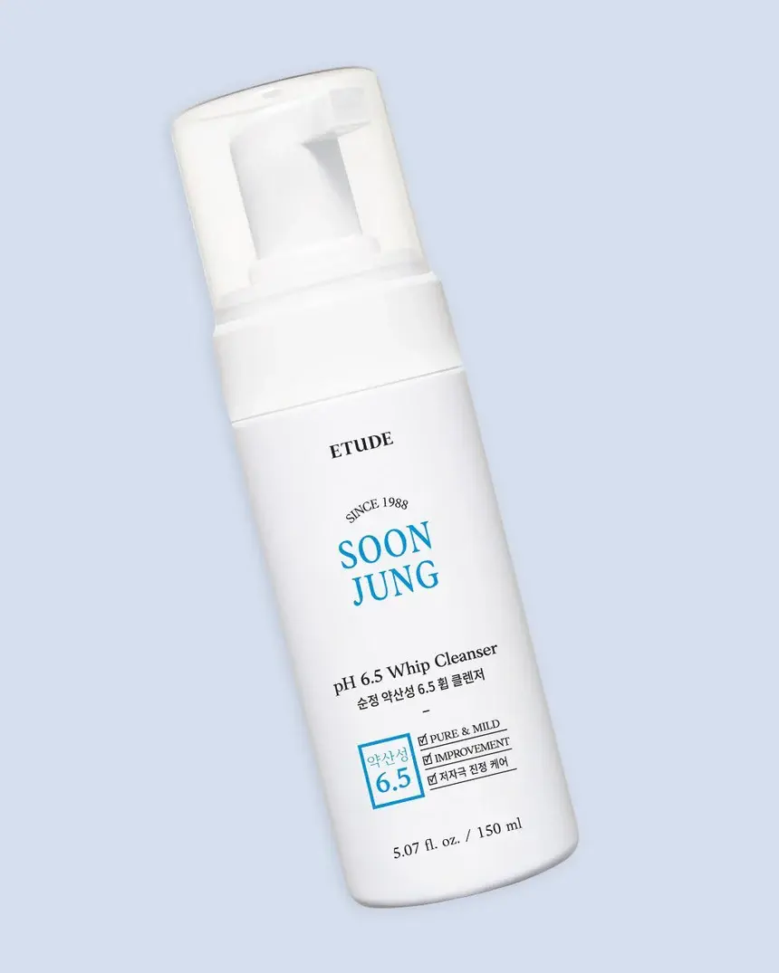 Etude House SoonJung pH 6.5 Foam Cleanser for Comfortable Facial Cleansing