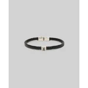 MENS LEATHER BRAIDED BRACELET - MO1700020