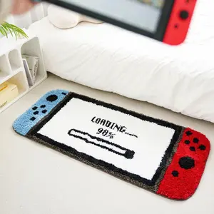 Game Rug for Playful Video Game Fans - Mats & Rugs Gaming Polyester Fun Excitement rugs room men