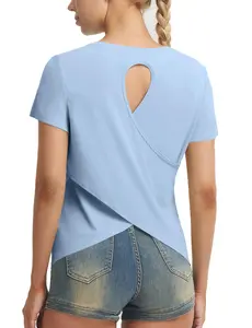 baleaf Women's Short Sleeve Athletic Running Shirts Workout Tops UPF 50+ Sun Protection Quick Dry Gym Yoga Sports T-Shirts