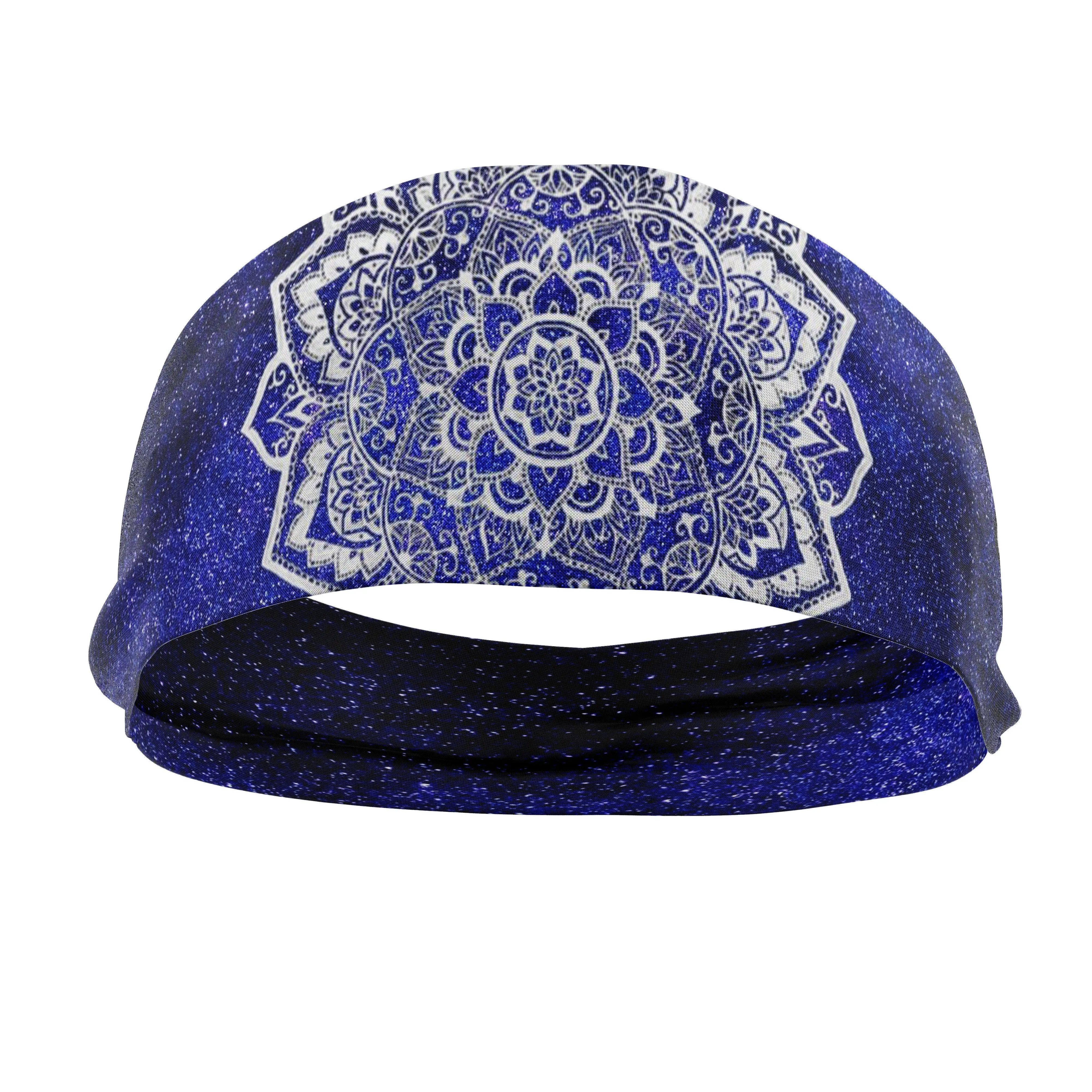 RAVEbandz The Pro - Wide Stretch Headband (Night Sky Mandala) RAVEbandz The Pro - Wide Stretch Headband (Night Sky Mandala)