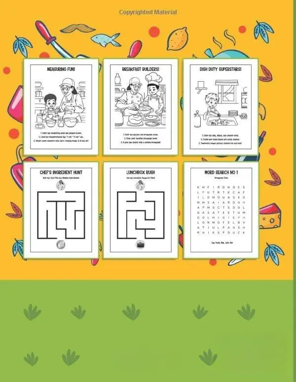 Chef Wykey's Color and Cook: Fun-Filled Coloring & Recipe Adventure for Kids New Edition