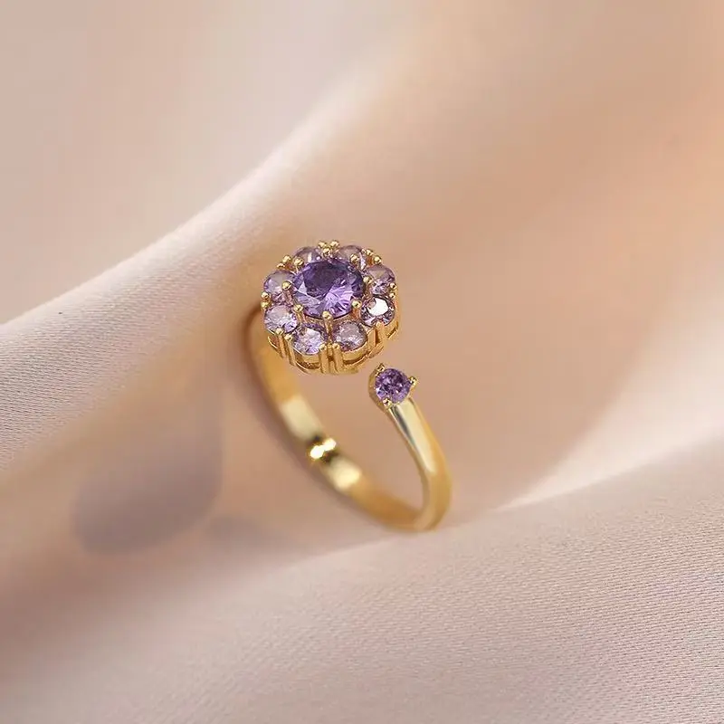 J0002 Purple Rotating Ring
