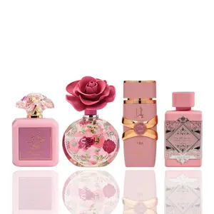YARA ELIXIR + Layaan + Pink Blush Shams Al Emarat + Badee Al Oud Noble Blush -- 4 Piece bundle