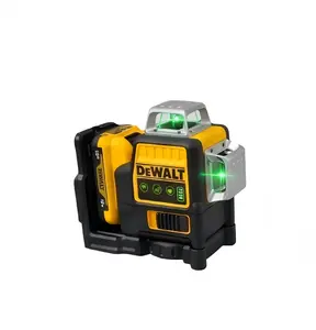 DEWALT 089 12 Line 360 Degree Green  , 12V Battery Platform Compatible Design, ±4 Degree Self Leveling Function, ±3mm Precision Within 10 Meters, IP65 Waterproof And Dustproof Grade With Dual Thread Mount For Building Layout And Site Survey Work  Level