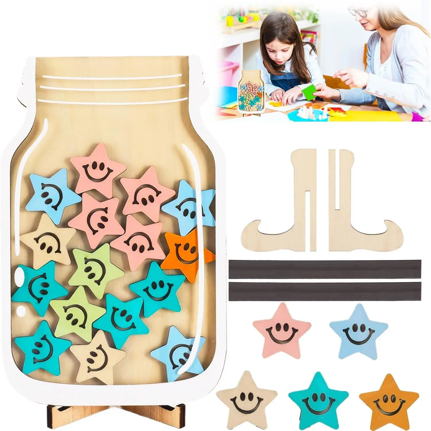 Reward Magnetic, Reward Chart for Kids, Classroomr, Star Reward System, Classroom Must Haves, Good Behavior Management Tools, Back to School Gifts Decor