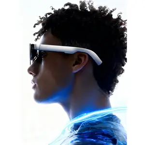 RAYNEO Air 3 Pocket TV with Virtual Reality Mode 5th Gen Micro OLED 120Hz Refresh 3D Sound Lightweight Portable for Work Entertainment Travel Compatible with Multiple Devices Audio Vr Wearable