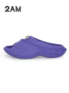 2AM｜Strip Slider Technology 3D Printed Slippers, Comfortable Indoor Footwear, Stylish Design for Home Use, Durable & Lightweight