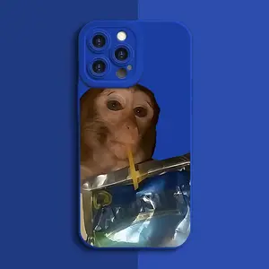 Cute Monkey Pattern Phone Case,TPU Soft Silicone,Fully Protected and Shockproof For iPhone17 15 15Pro Max 14 14Pro 13 12 11 X promax Funny Men Protection Protector