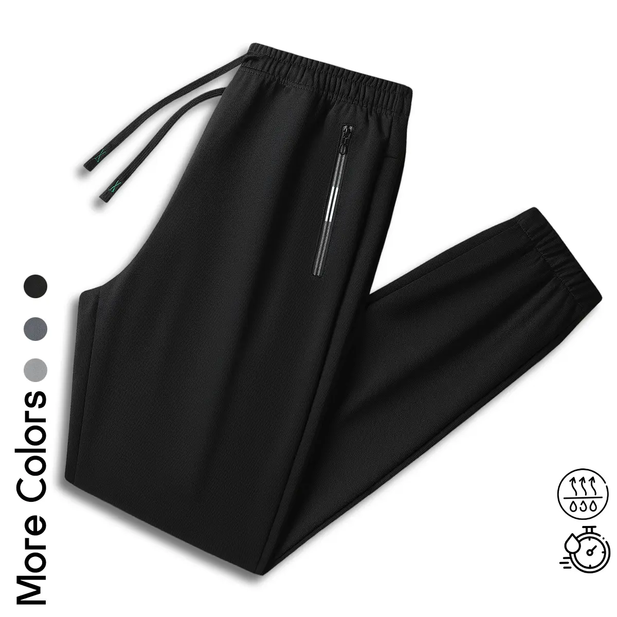 Women's Jogger Pants Set - Lightweight Slim Fit Athletic Sweatpants, Comfortable Casual Lounge Pants with Zipper Pockets, Tapered Training Pants for Yoga & Running