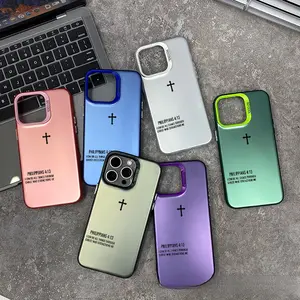 Cross Phone Case, Compatible with iPhone 11/12/13/14/15/16/17 Pro/Pro Max/Plus, Stylish Protective Cover, Unique Design for Daily Use, Protective Casing