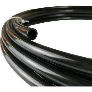 Fuel Line Nylon Tubing 5/16" ID Pneumatic Hose Pipe for Air Or Fluid Transfer Black 10 feet