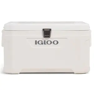 Igloo Marine Elite 70 Qt Cooler Heavy Duty Fishing Boat Ice Chest White