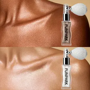 Go Glow Golden Body Spray for Highlighter Effect, Multi-Purpose Shimmer Enhancer for All Occasions, Radiant Skin Finish, Shimmering Body Makeup