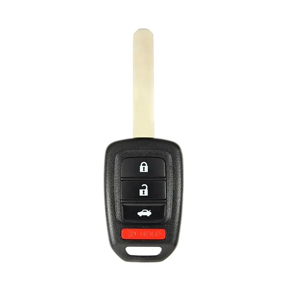 2020 Honda Civic LX Remote Fob - Car Replacement Key, 4 Buttons, 433 MHz Chip, Lock/Trunk, Panic, FCC# MLBHLIK6-1TA, CR1620 Battery