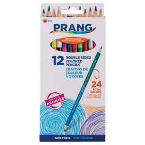 Prang Duo-Colored Pencils, 24 Assorted Colors, 12 Count