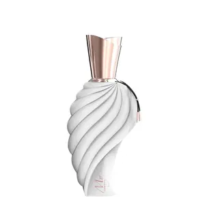 Mirada My Freedom 100 ML Elegant White Bottle with Rose Gold Cap Unique Design for Perfume Lovers Mandarin Orange Strawberry Blackberry Raspberry Lemon