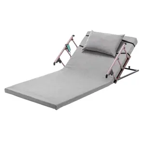 Electric Adjustable Bed Backrest 300 lbs Capacity 4-68° Upgraded Lifting System with Collapsible Safety Rails Remote Control for Elderly Pregnancy Patients Handicap Home Hospital Care