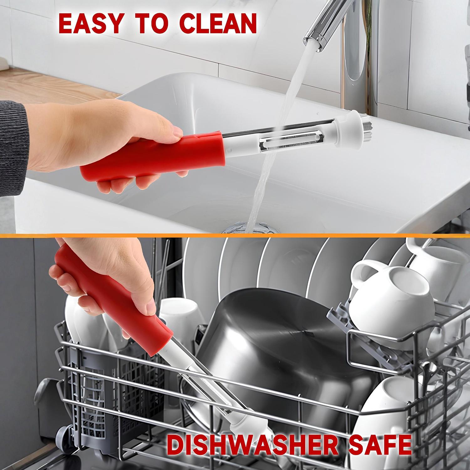 MY HEART FLY 2 in 1 Apple Corer and Peeler Tool, Fruit Vegetable Corer and Peeler Tool, Stainless Steel Apple Peeler Apple Corer Remover Tool Multi-function Corer Tool for Vegetable Fruit Kitchen Gadget