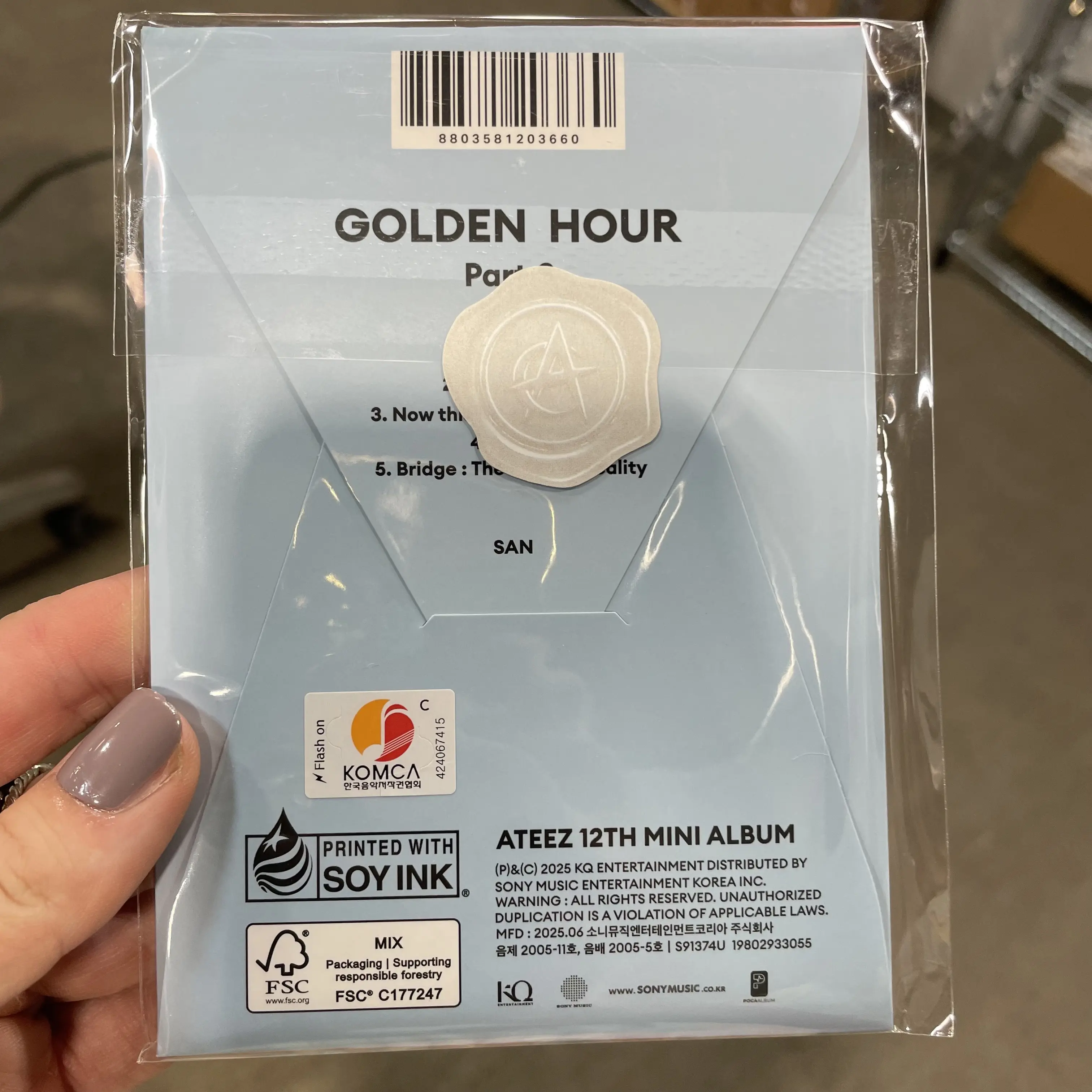 ATEEZ – GOLDEN HOUR : Part.3 [POCAALBUM ver.] — QR Music Kit +