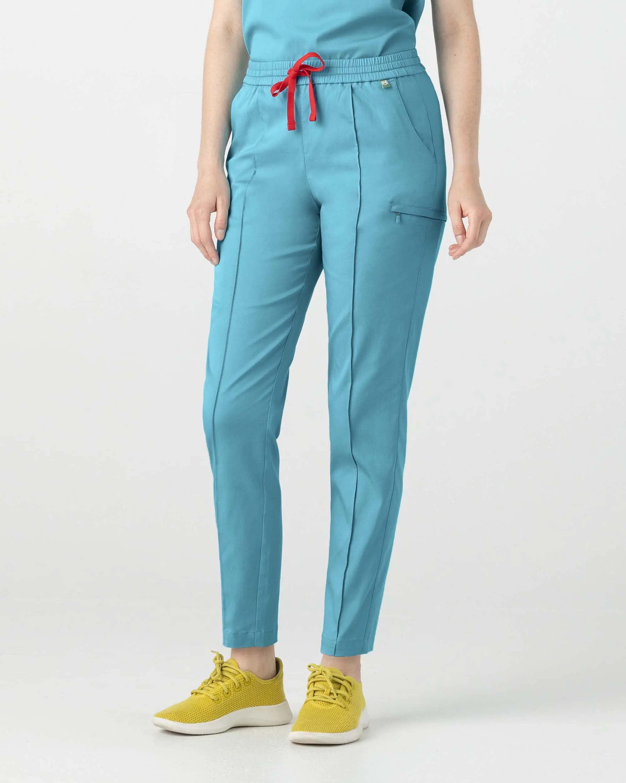 TENCEL™ Sicily‎ ‎ Pintuck Tapered Scrub Pants (Final Sale)