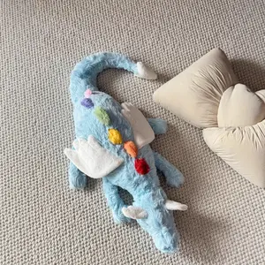 Sky Dragon Gold Dragon Soft Plush Toy, Soothing Doll Stuffed Animal, Birthday Gift for Girlfriend Best Friend, Pillow Bed Decor Holiday Present