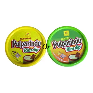 De la Rosa Pulparindo Rim Dip Tamarind or Mango with real fruit net wt 8.82-oz each pick your flavors Mexican Candy Tropical Sweet Fruitrollup