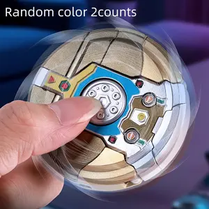 2 Pack Transforming Fidget Spinners, Sensory Toys for Teens, Boys & Girls, Perfect Party Gifts, DIY Robot Spinning Top, High Quality