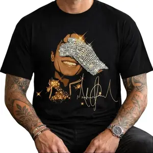 Michael Jackson King of Pop Halftone T-Shirt, Gift for Fans