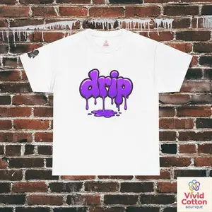 DRIP Mode Activated  Bold Graffiti Streetwear Tee