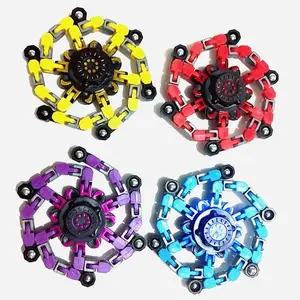 4PCS/8PCS Transformable Spinning Wheel Hand Spinners - Durable Sensory Fidget Pack, Fidget Gadget Stress Reliever for Kids Party Favors Stocking Stuffers
