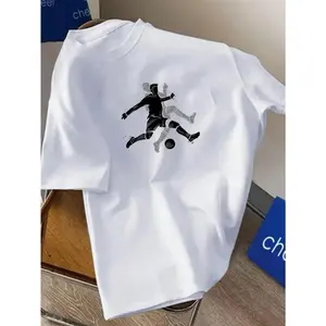 Boys' Short-Sleeved T-Shirts for Summer Are Simple, Pure Cotton, Comfortable And Breathable. Summer Round Neck Pullovers for Teenagers.
