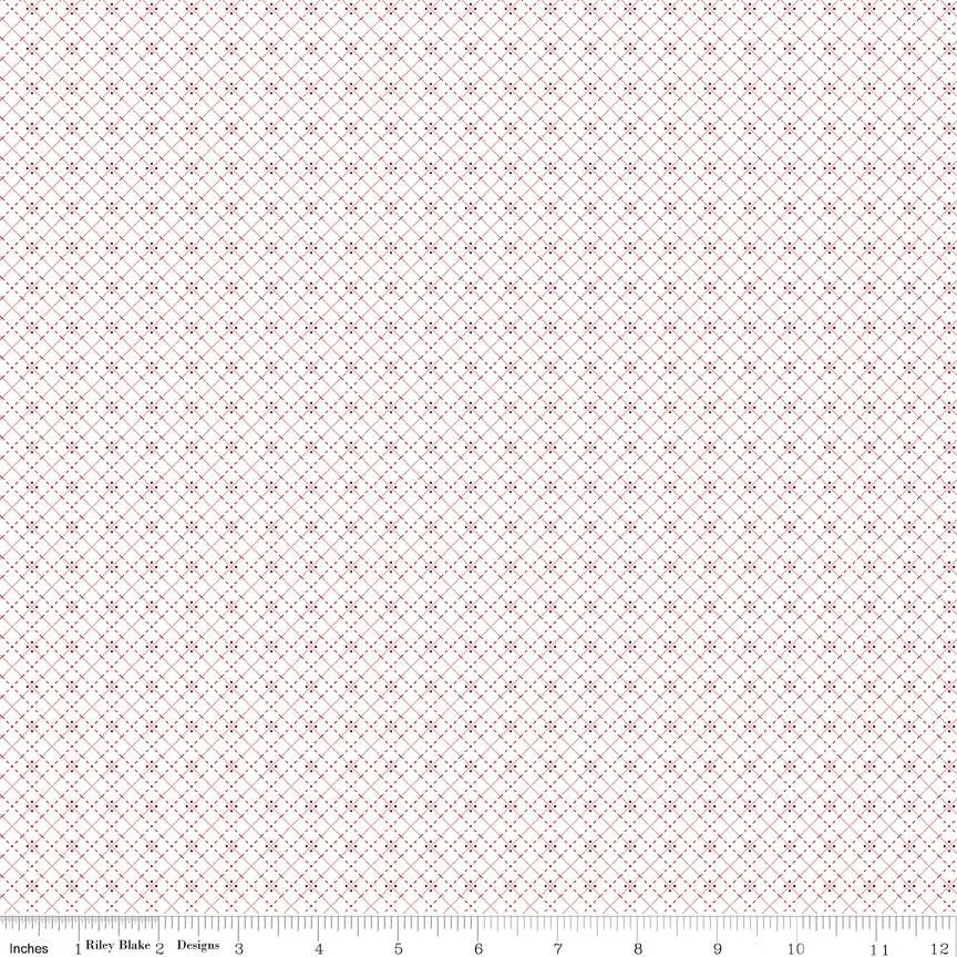 Fabric Riley Blake Cayenne Crossroads Bee Plaids by the Quarter Yard C12037-CAYENNE