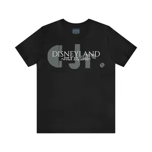 Unisex Jersey Short Sleeve Tee Disneyland Casey Junior Train opening day 1955
