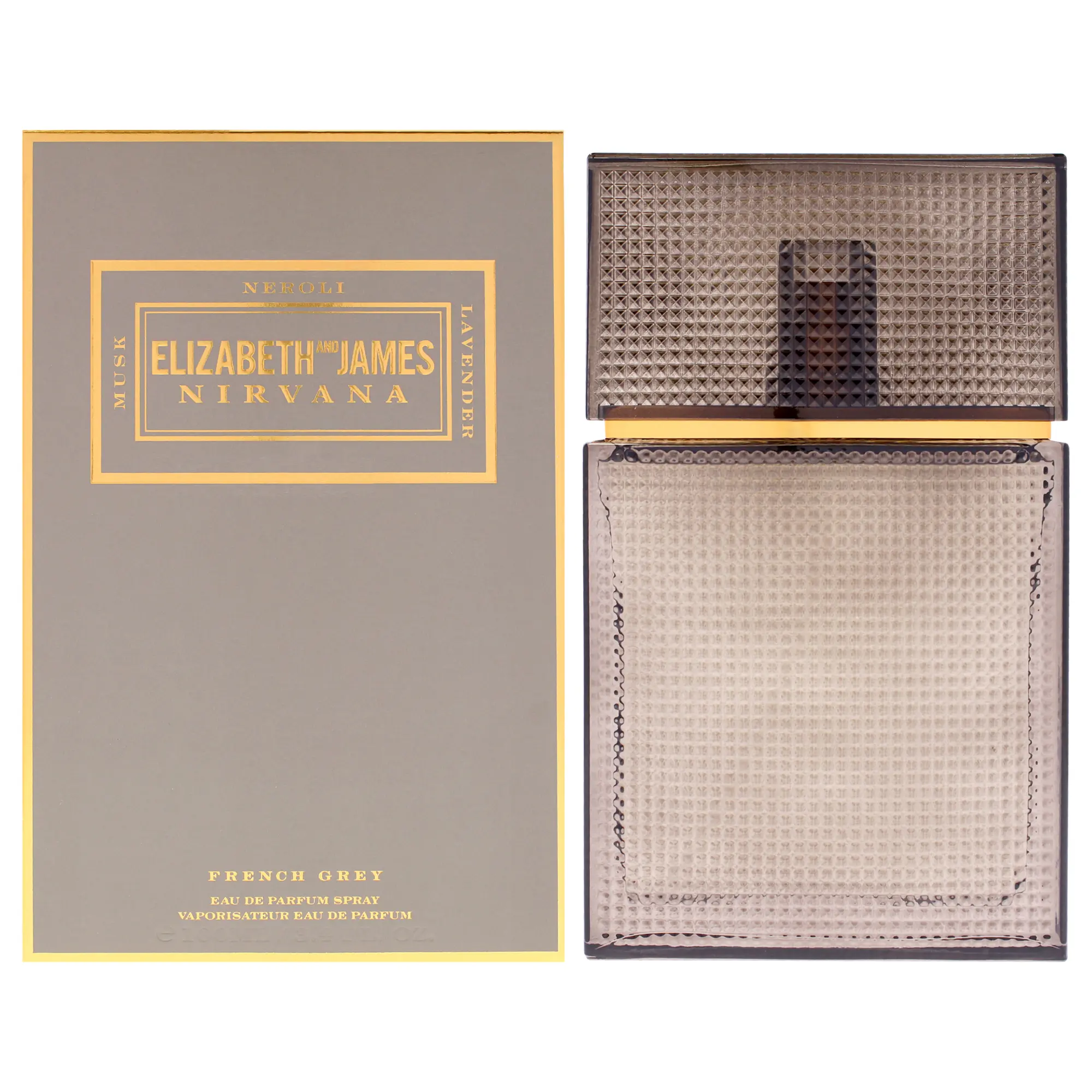 Nirvana French Grey Eau de Parfum Spray by Elizabeth and James, Women's 3.4 oz Daily Wear Fragrance
