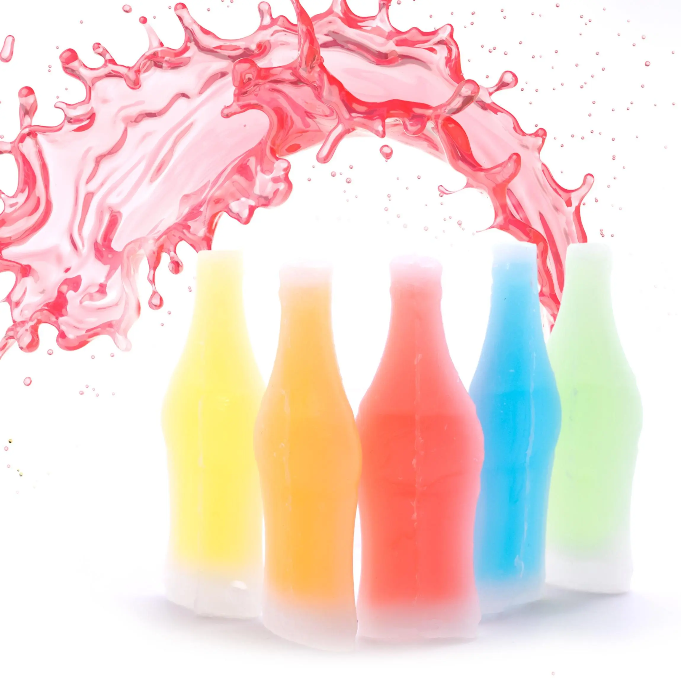 Wax Bottles Candy Fruit with Artificial Flavor 1lb 2lb 3lb 5lb Snack Bags TikTok Candy Trend Item Sweet Bonbon