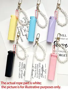 10ml Pearl Chain Portable Perfume Spray | Refillable Travel Spray Bottle, Cute Keychain, Suitable for Handbag/Backpack, Leak-Proof Cosmetic Spray Bottle, Mini Perfume Dispenser Bottle