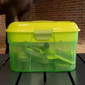 Luxury Horse Hair Care Tool Set, Horse Bath Cleaning Kit, Grooming Beauty Products with Storage Box, Multi-Function Equine Care Tools