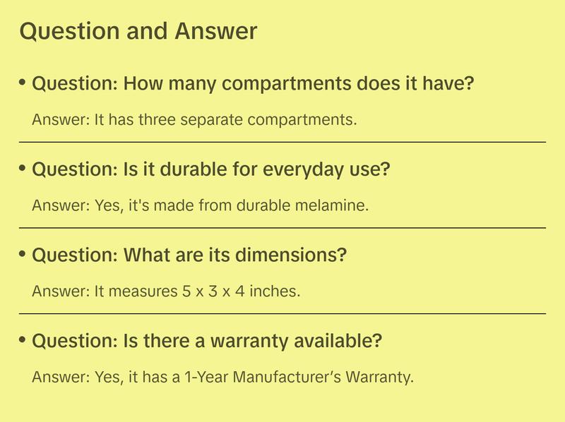 Umbra Step Toothbrush Holder, 3 Compartments, Durable Melamine, Modern Bathroom Accessory - 1 Pack Accessory Household Box Glossy