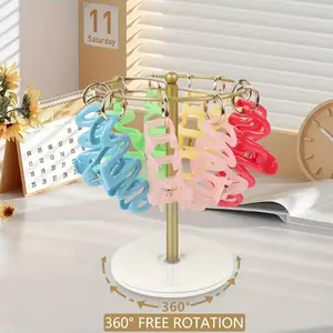 Game-Changer for Girls! Metal Hair Clip Holder for Storage & Table Decor 🌟
